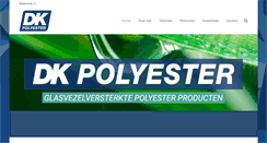 Desktop Screenshot of dkpolyester.nl