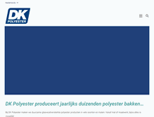 Tablet Screenshot of dkpolyester.nl